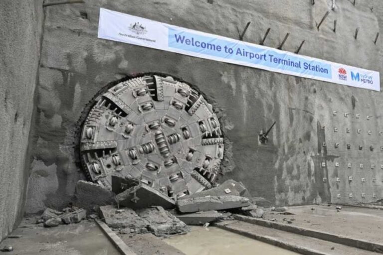 TBM breakthrough for Sydney Metro Project in Australia - western sydney airport