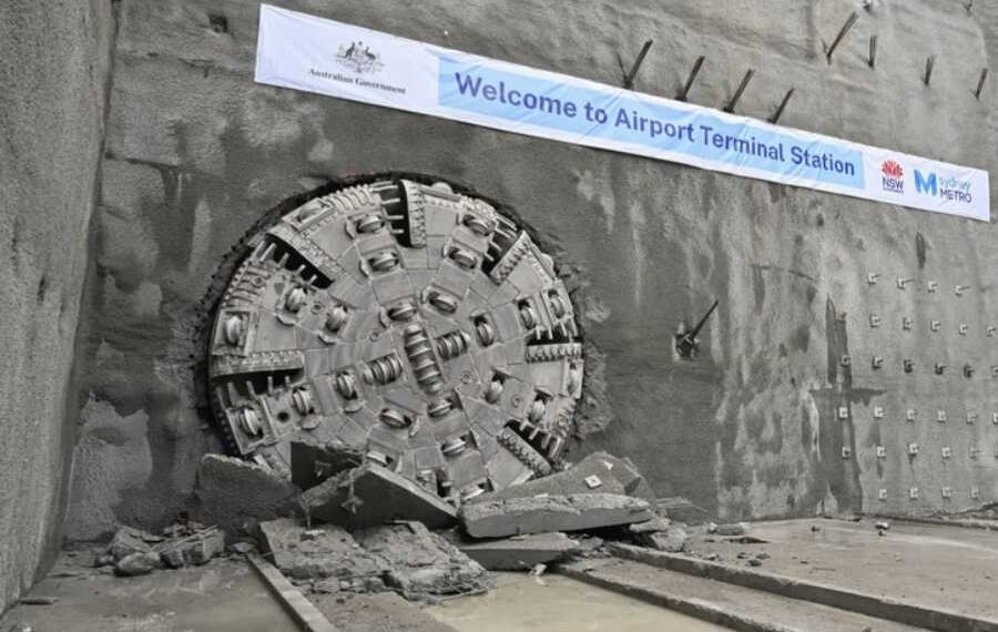 TBM breakthrough for Sydney Metro Project in Australia - western sydney airport