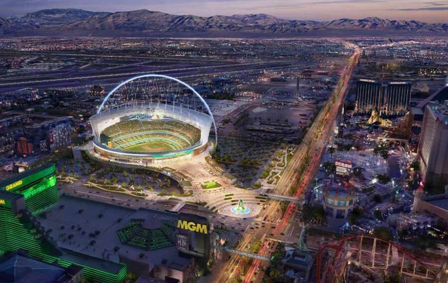 new Oakland athletics stadium in Las Vegas