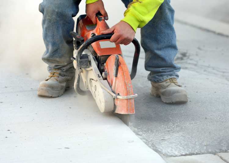 concrete saw cutting