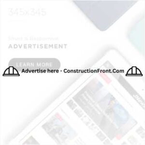 Construction front 345 345 advertise