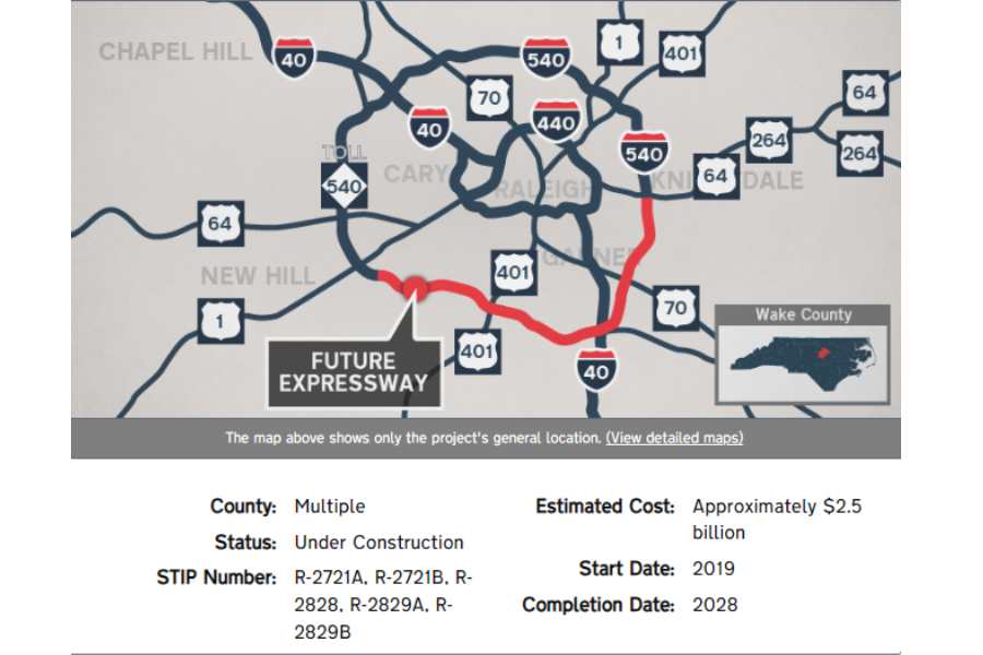 Complete 540 Project Map