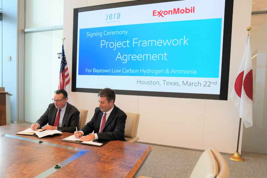 JERA and ExxonMobil Partner to Develop Low-Carbon Hydrogen and Ammonia Production Project