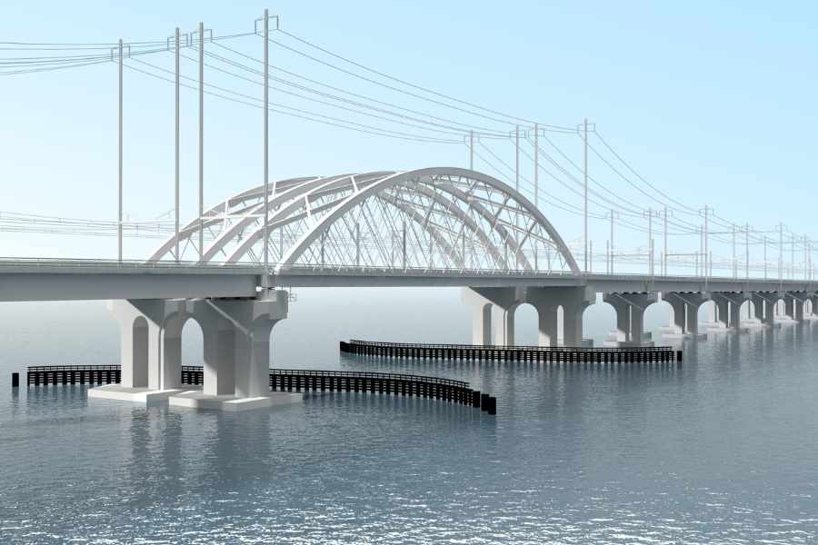 Susquehanna River Rail Bridge Project in Maryland