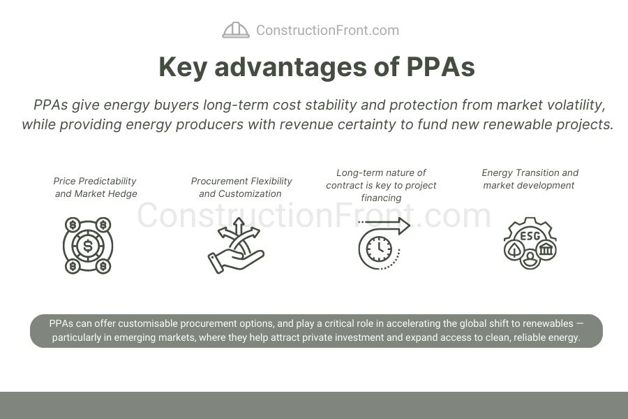 Key advantages of PPAs