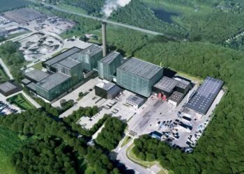 Site of the future CCS facility Kredsløb’s waste-to-energy and biomass plant in Aarhus, Denmark