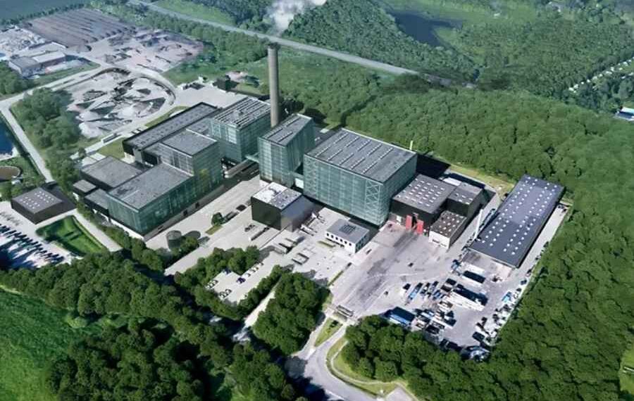 Site of the future CCS facility Kredsløb’s waste-to-energy and biomass plant in Aarhus, Denmark