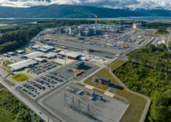 LNG Canada plant in British Columbia