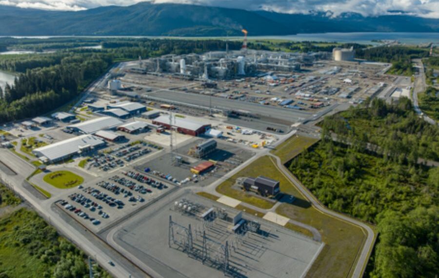 LNG Canada plant in British Columbia