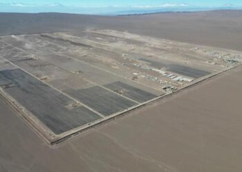 Gabriela Hybrid Solar-Battery Storage Project in Northern Chile - Construction