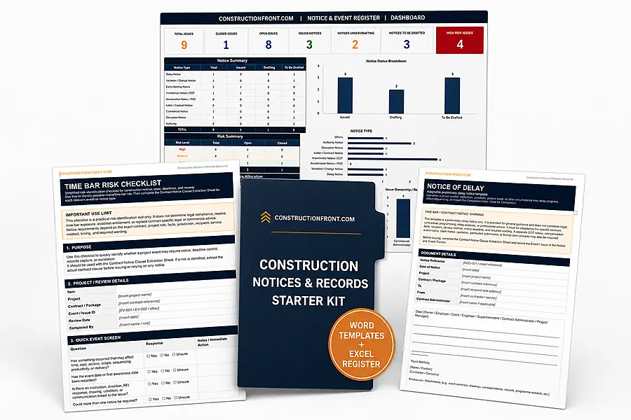 Construction Notices and Records Starter Kit